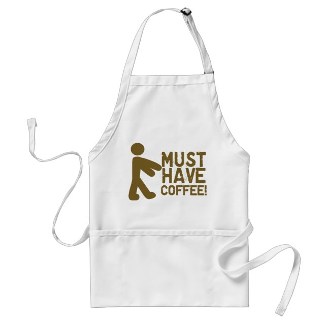 Coffee Lover Adult Apron (Front)