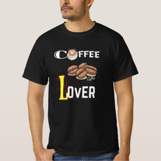Coffee Lover Aesthetic Caffeine Addict  T-Shirt