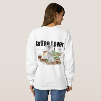 Coffee Lover Aesthetic Minimalist Trendy Women's Sweatshirt
