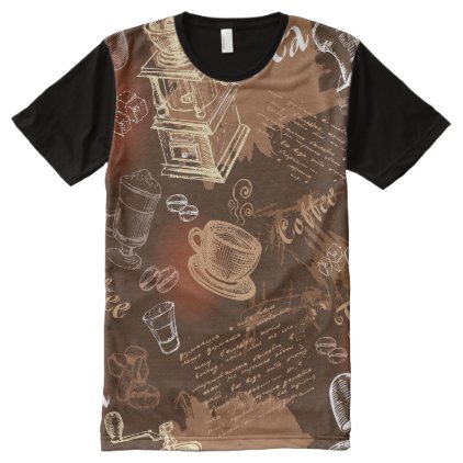 Coffee Lover All-Over-Print Shirt