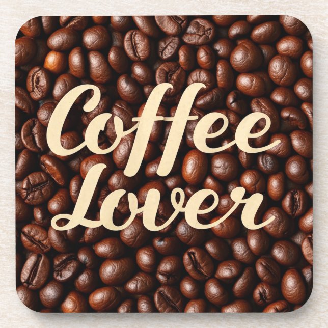 Coffee Lover  Beverage Coaster (Front)