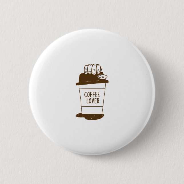 Coffee Lover Button (Front)