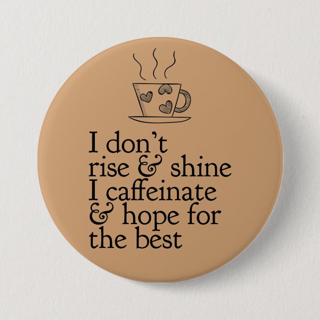 Coffee Lover Button (Front)