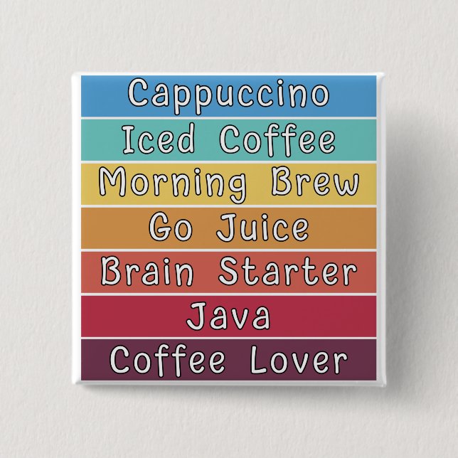Coffee Lover   Button (Front)