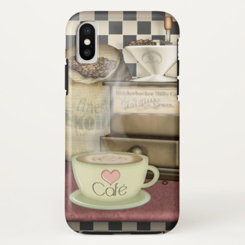 Coffee Lover Caf iPhone X Case