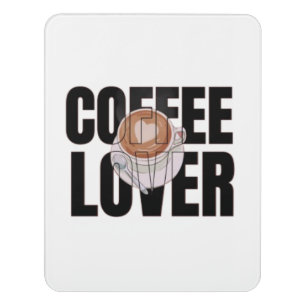 Coffee Lover – Coffee Addict Morning Caffeine Desi Door Sign