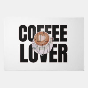 Coffee Lover – Coffee Addict Morning Caffeine Desi Doormat