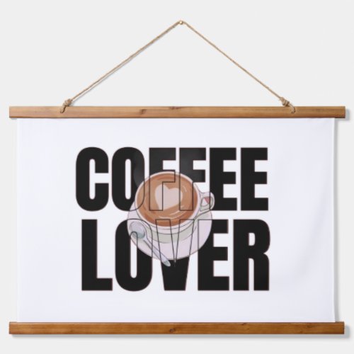 Coffee Lover – Coffee Addict Morning Caffeine Desi Hanging Tapestry