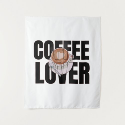 Coffee Lover – Coffee Addict Morning Caffeine Desi Tapestry