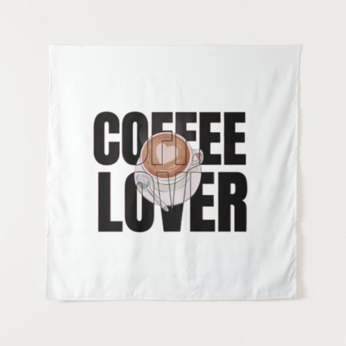 Coffee Lover – Coffee Addict Morning Caffeine Desi Tapestry