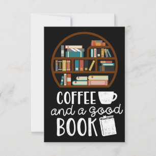 Coffee Lover Coffee And Good Books Thank You Card