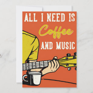 Coffee Lover Coffee And Music Save The Date
