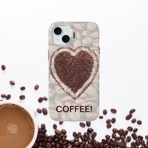 Coffee Lover Coffee Bean Heart 15 Plus iPhone 15 Plus Case