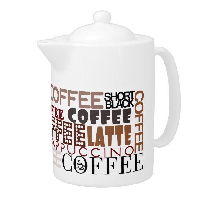 COFFEE LOVER Coffee Pot Teapot (Right)