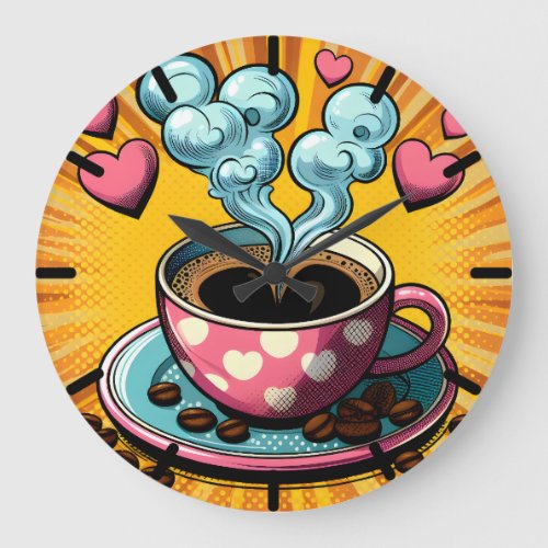 Coffee Lover Coffee Shop or Café Clock