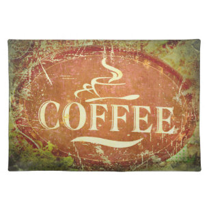 Coffee Lover Coffee Sign Cloth Placemat
