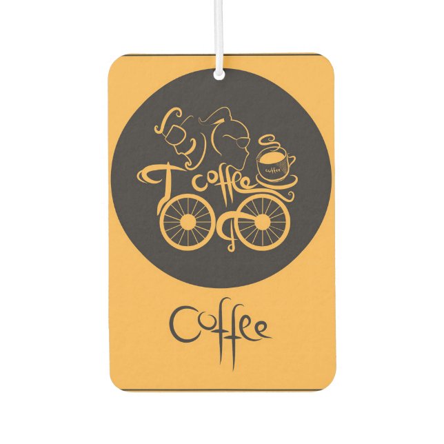 Coffee Lover Coffee To Go Air Freshener (Front)