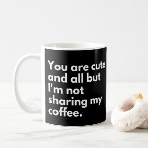 Coffee Lover Coworker Funny Saying Modern Mug