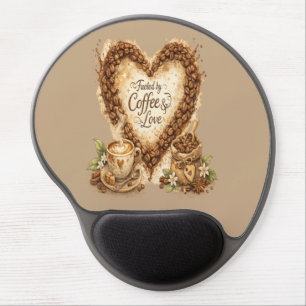 Coffee lover Cozy Vintage Gel Mouse Pad