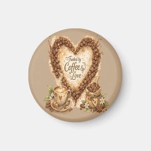 Coffee lover Cozy Vintage Magnet