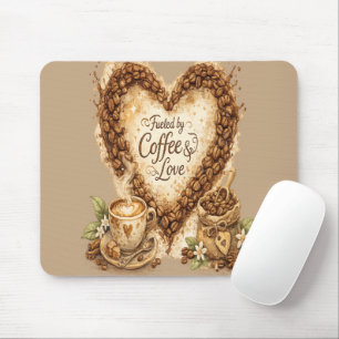 Coffee lover Cozy Vintage Mouse Pad