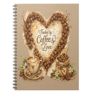 Coffee lover Cozy Vintage Notebook