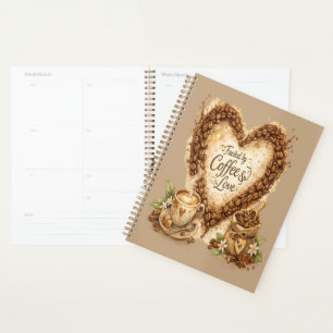 Coffee lover Cozy Vintage Planner