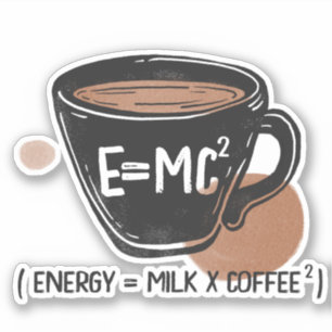 Coffee Lover Energy Funny  Sticker