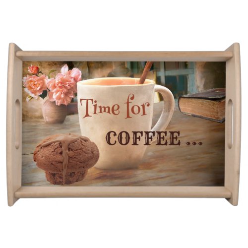 Coffee Lover Fine Art Serving Tray