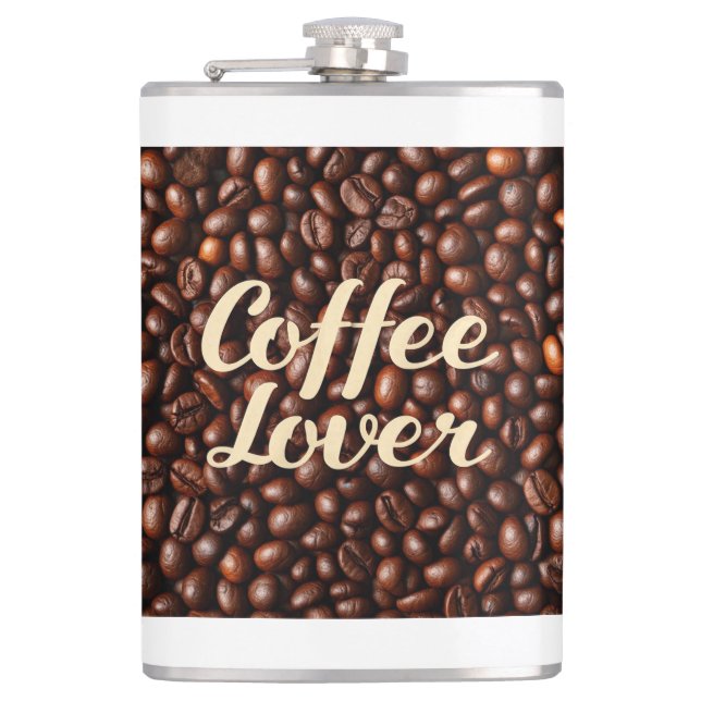 Coffee Lover  Flask (Front)