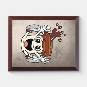 Coffee Lover Funny Coffee Cup Award Plaque