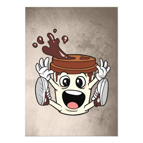 Coffee Lover Funny Coffee Cup Photo Print