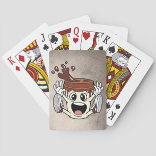 Coffee Lover Funny Coffee Cup Poker Cards