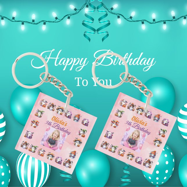 Coffee Lover Ghost Acrylic Keychain Birthday Favor (Creator Uploaded)