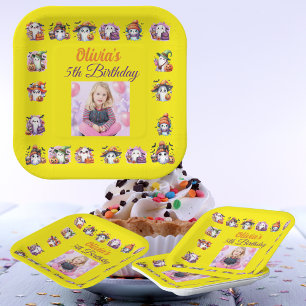 Coffee Lover Ghost Paper Plates for Kids Birthday
