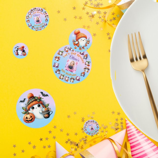 Coffee Lover Ghost Table Confetti for Kids Party (Creator Uploaded)