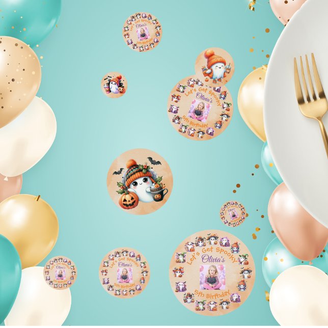 Coffee Lover Ghost Table Confetti for Kids Party (Creator Uploaded)