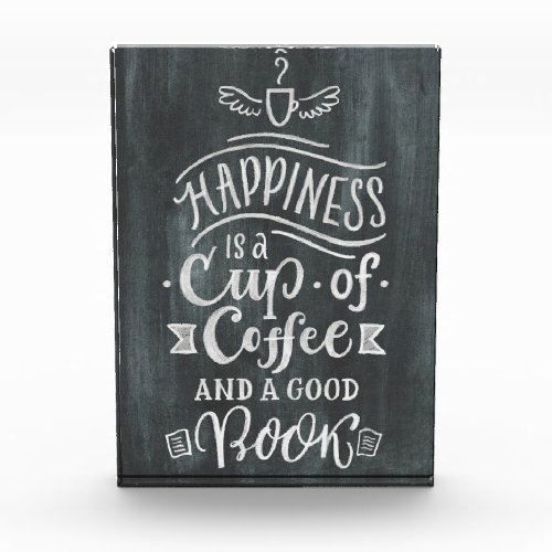 Coffee Lover Happiness Is A Cup Of Coffee Photo Block