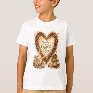 Coffee Lover Heart Fueled by Coffee & Love T-Shirt