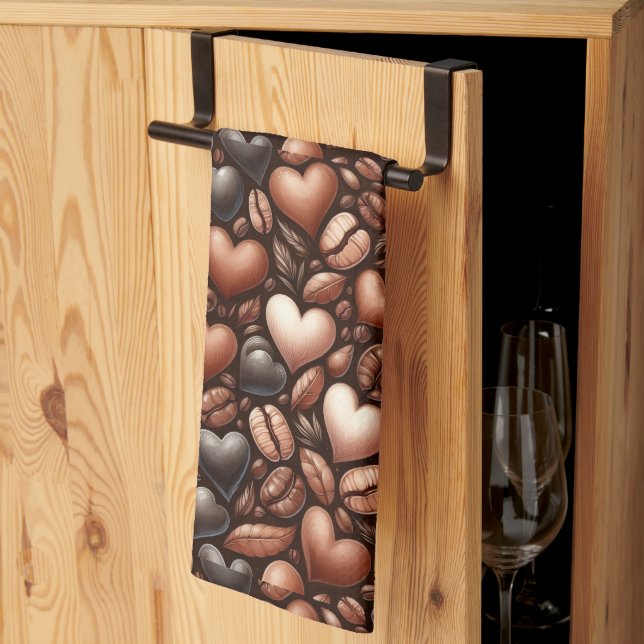 Coffee Lover Kitchen Towel (Thirds Fold)
