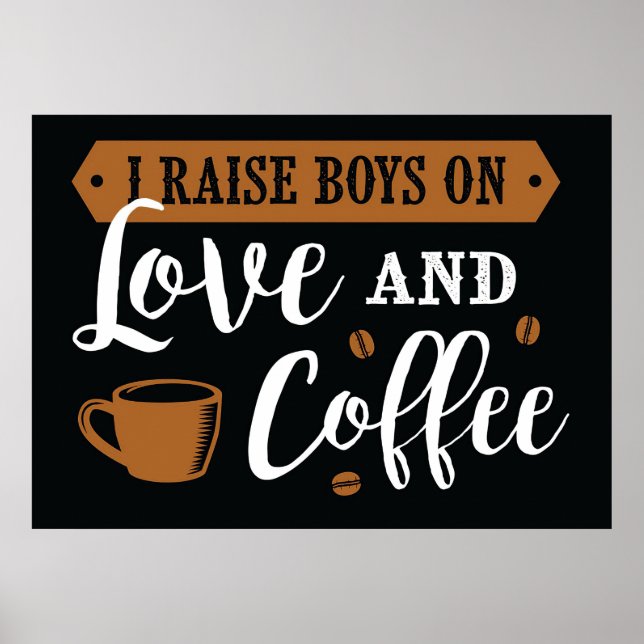 Coffee Lover Love And Coffee Poster (Front)