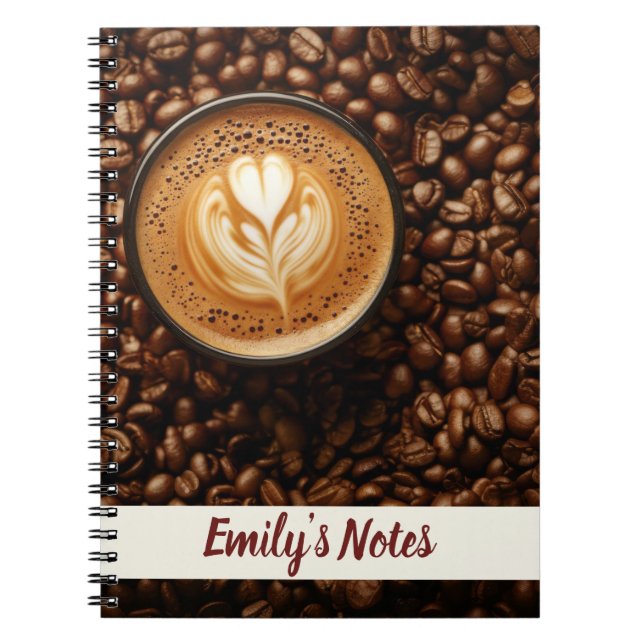 Coffee Lover Name Notebook (Front)