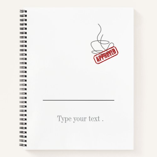 Coffee Lover Notebook – Personalized Journal