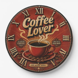 Coffee Lover Paper Plates