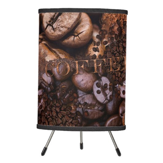 Coffee Lover Patterned Lamp (Front)