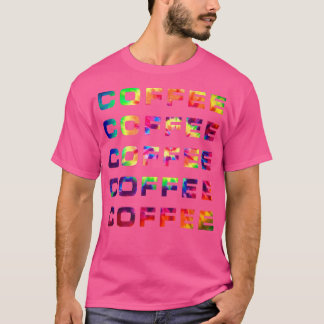 Coffee Lover Pop Culture Tie Dye Graphic Fun Mens  T-Shirt