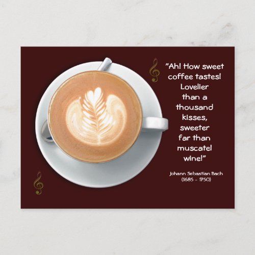 Coffee Lover Postcard