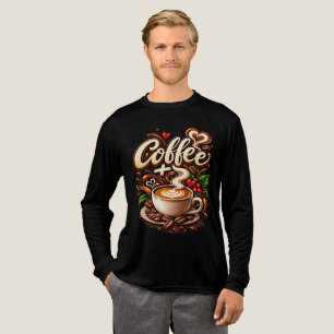 Coffee Lover – Premium Coffee Cup & Espresso Beans Tri-Blend Shirt