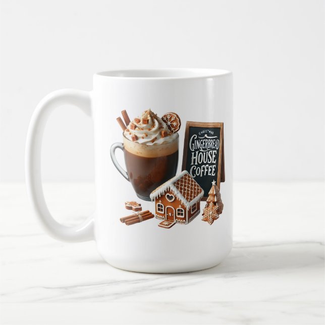 Coffee Lover’s Delight Sublimation Design Coffee Mug (Left)
