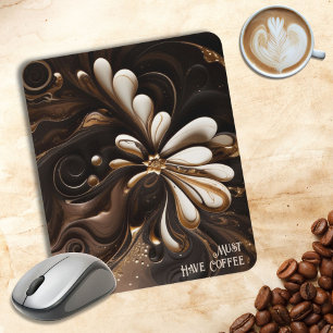 Coffee Lover’s Mocha-Themed Mouse Pad
